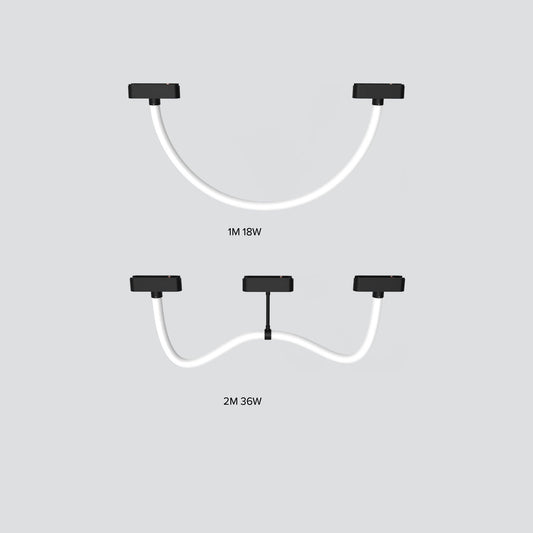 Dekorativna upogljiva LED svetilka Neon Cev 18W 40V 4000K 360 stopinj Flexible track light