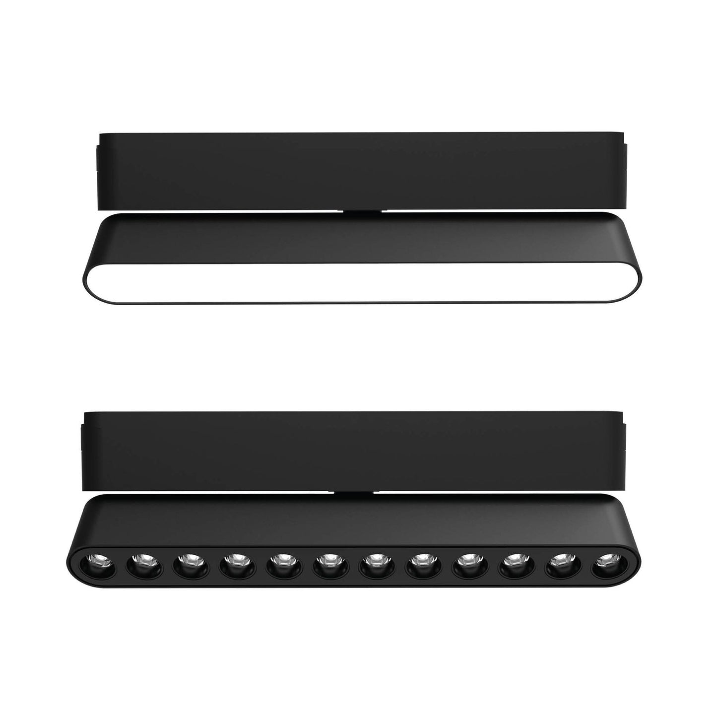Vrtljivo linearno LED svetilo Frozen 40V mat difuzor Adjustable linear track light
